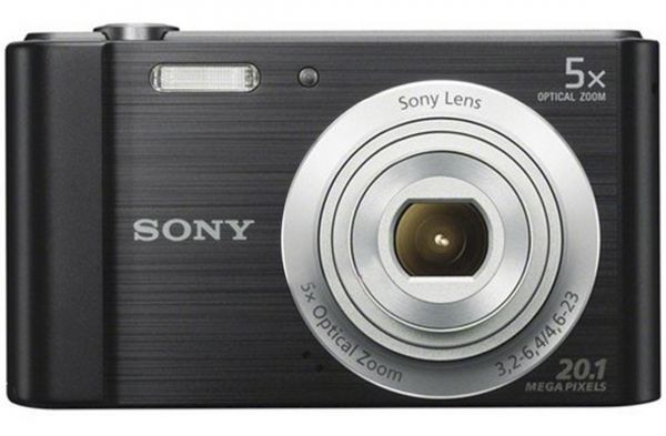 سوني سايبر شوت DSC-W800 - كاميرا بوينت اند شوت، 20.1 ميجابيكسل، اسود وفضي